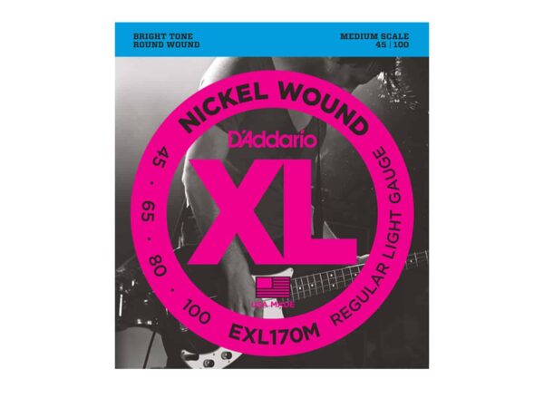 D’Addario EXL170M ダダリオ ベース弦 レギュラーライト ミディアムスケール