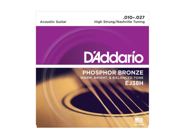 D'Addario EJ38H ダダリオ アコースティックギター弦 ナッシュビルチューニング用