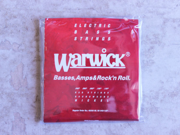 Warwick 46300 RED nickel 5-string Set ML Low B
