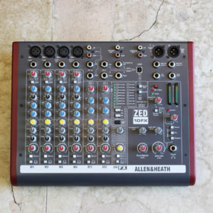 中古・ジャンク】Allen&Heath ZED-10FX 10チャンネル アナログミキサー