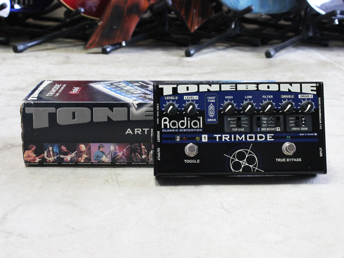 中古】Radial TONEBONE TRIMODE ディストーション 真空管搭載 - 神奈川県の中古楽器店 パプリカミュージックストア