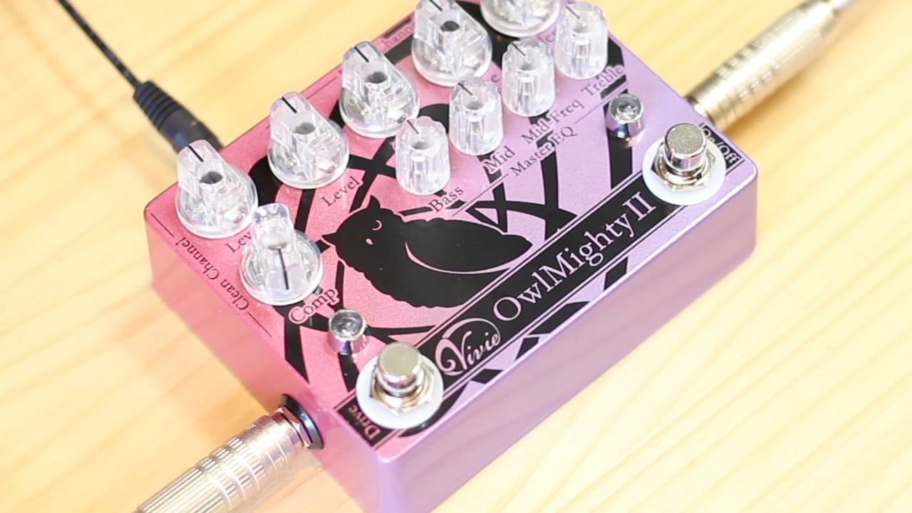 Vivie owlmighty V2 ベースプリアンプ エフェクター OwlMighty Ⅱ