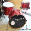 【中古】CANOPUS R.F.M. Series Drum Kit Red Sparkleドラムセット ケース付属