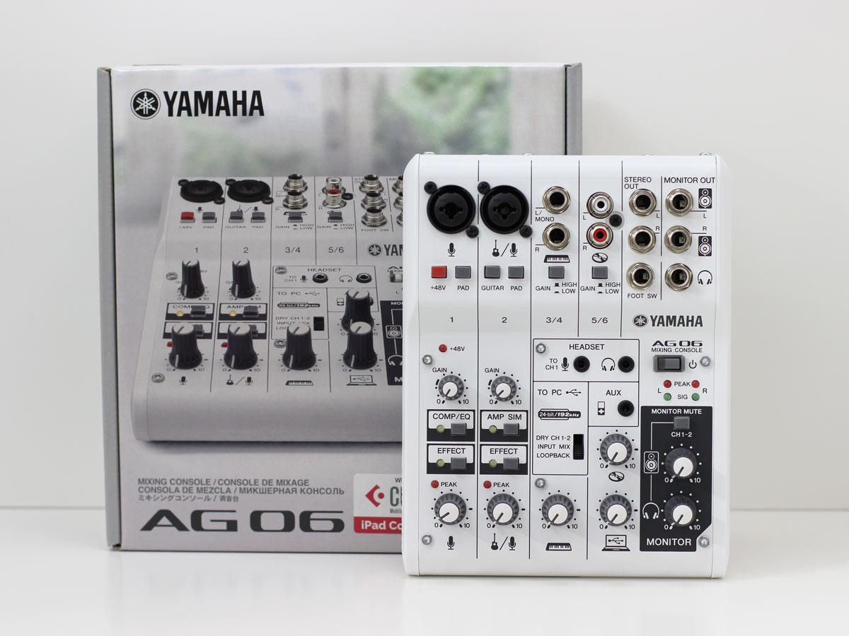 ネット通販 Yamaha AG06 オーディオインターフェース＊販売終了モデル