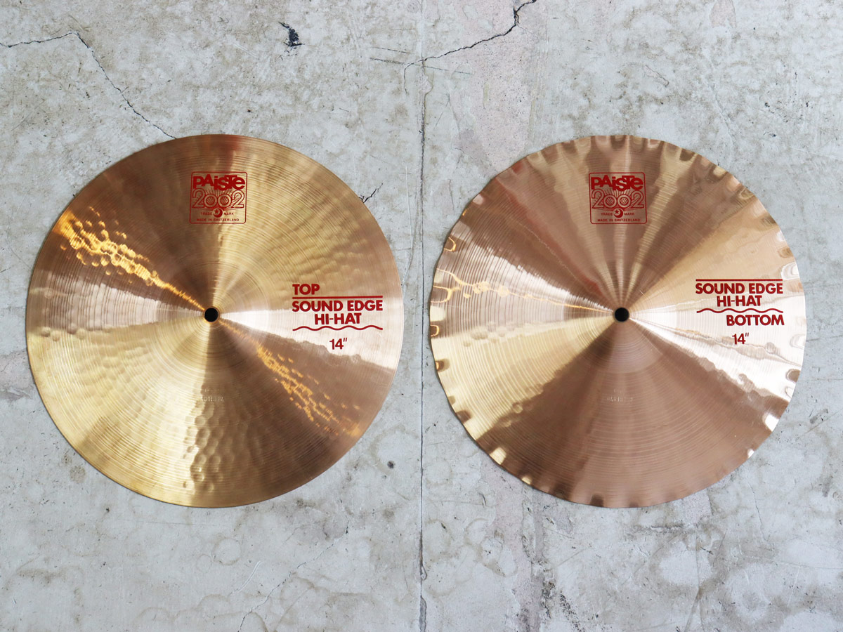 WEB限定デザイン PAISTE RUDE Sound Edge Hi-Hat BOT 14\” ハイハット