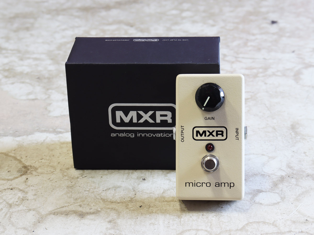 M133 Micro Amp 箱・付属品付 MXR マイクロアンプ プリアンプ-