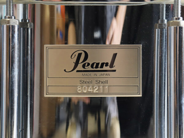 中古】Pearl Steel Shell 14×6.5 スネアドラム フリーフローティング
