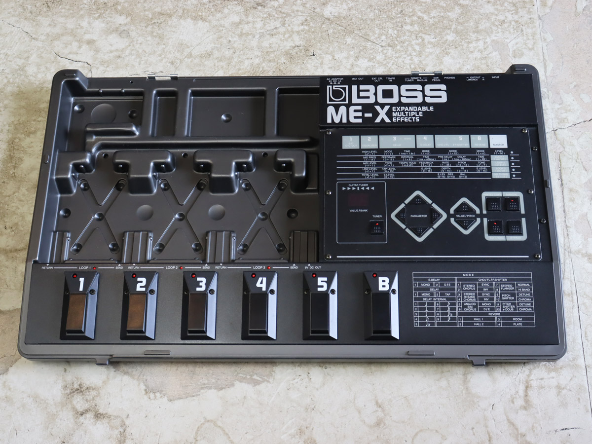 中古】BOSS ME-X Expandable Multiple Effects - 神奈川県の中古楽器店