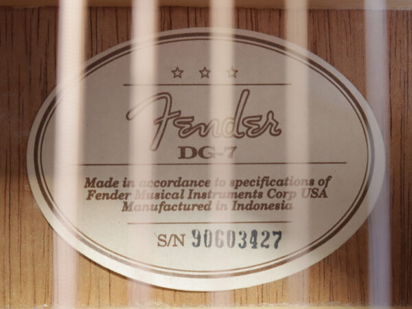 中古】Fender DG-7 アコースティックギター【販売完了】 - 神奈川県の