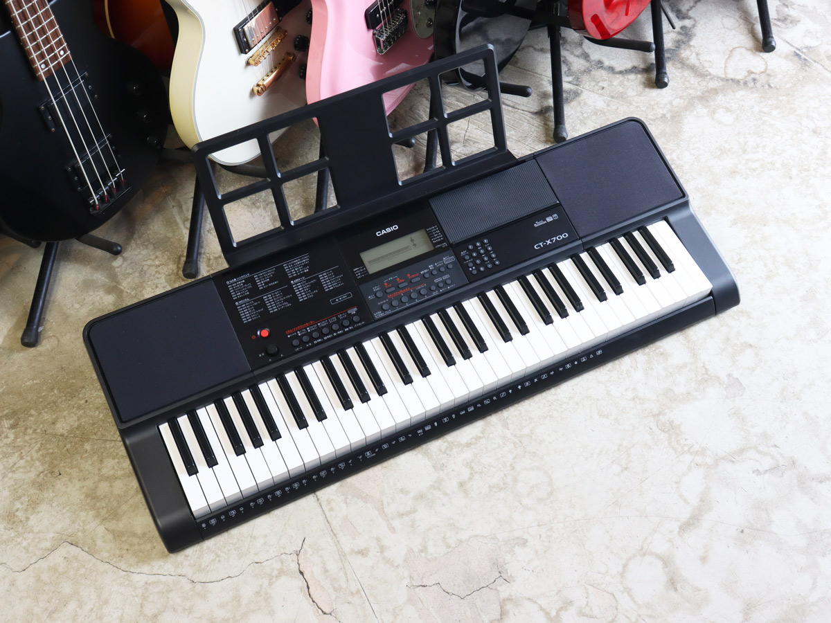 中古・美品】CASIO CT-X700 キーボード 専用スタンドCS-4B付属 2020年 