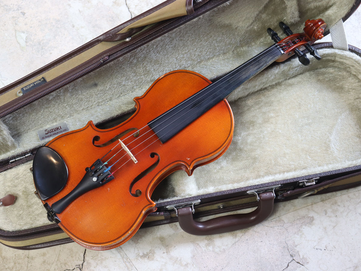 本格派ま！ スズキSUZUKI 分数ヴァイオリン 1/4 弓 肩当て ケース付き - 弦楽器 - cronoslab.org