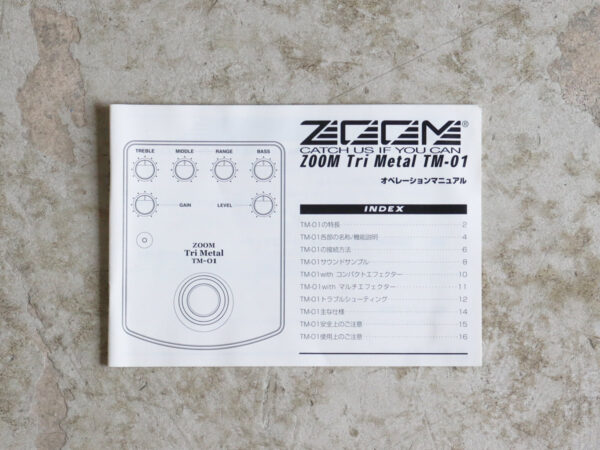 中古】ZOOM Tri Metal TM-01 - 神奈川県の中古楽器店 パプリカ 