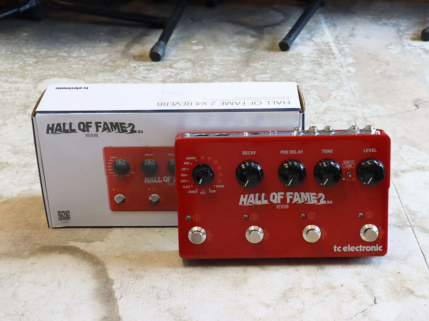 中古・新品同様】tc electronic HALL OF FAME2x4 リバーブ