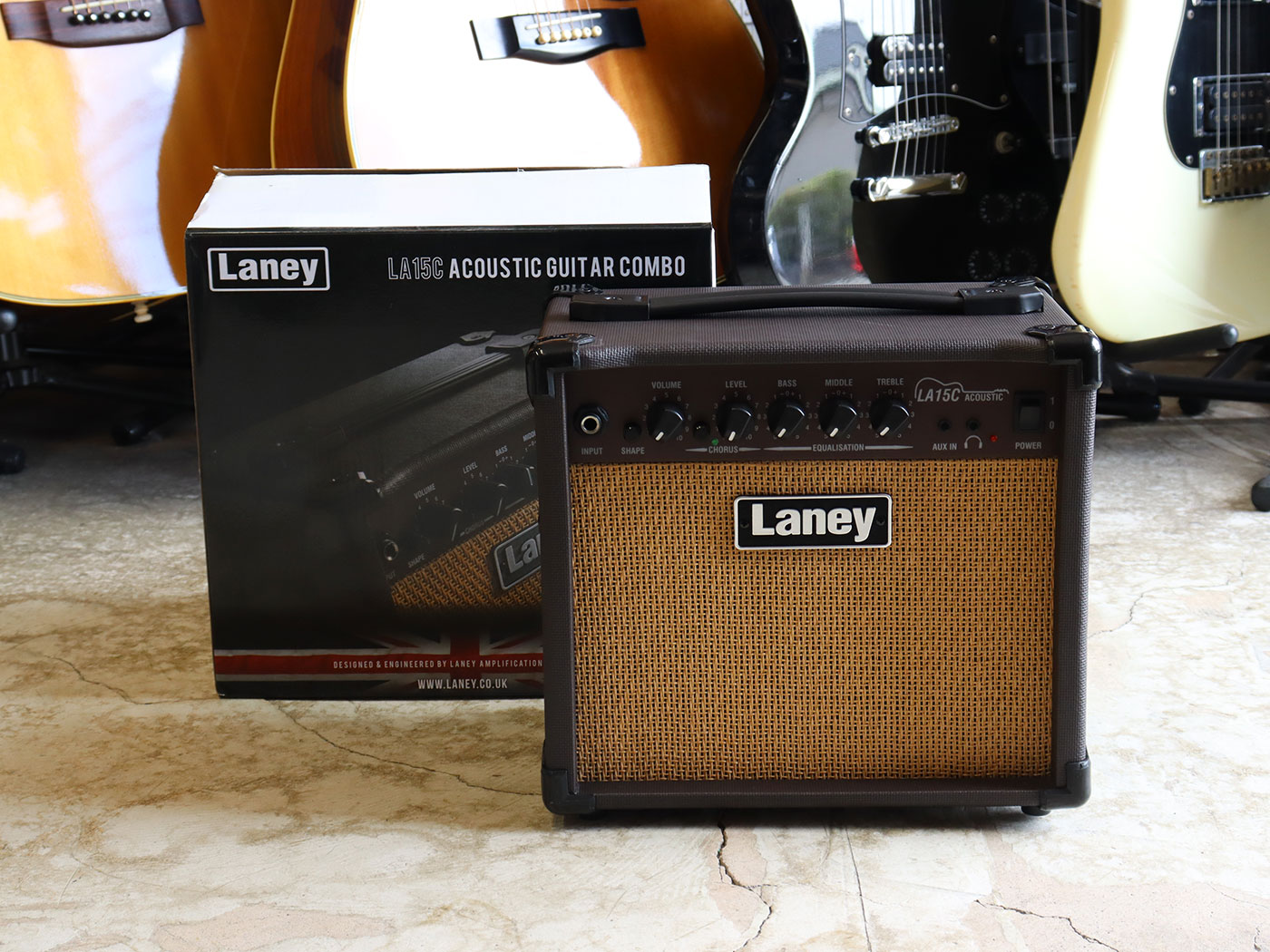 Laney A-DUO レイニー アコースティックアンプ 美品USED - アンプ