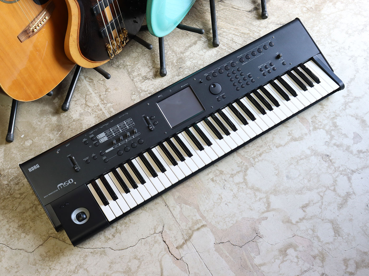 希少88鍵盤 完動品 KORG M50 シンセサイザー - 鍵盤楽器
