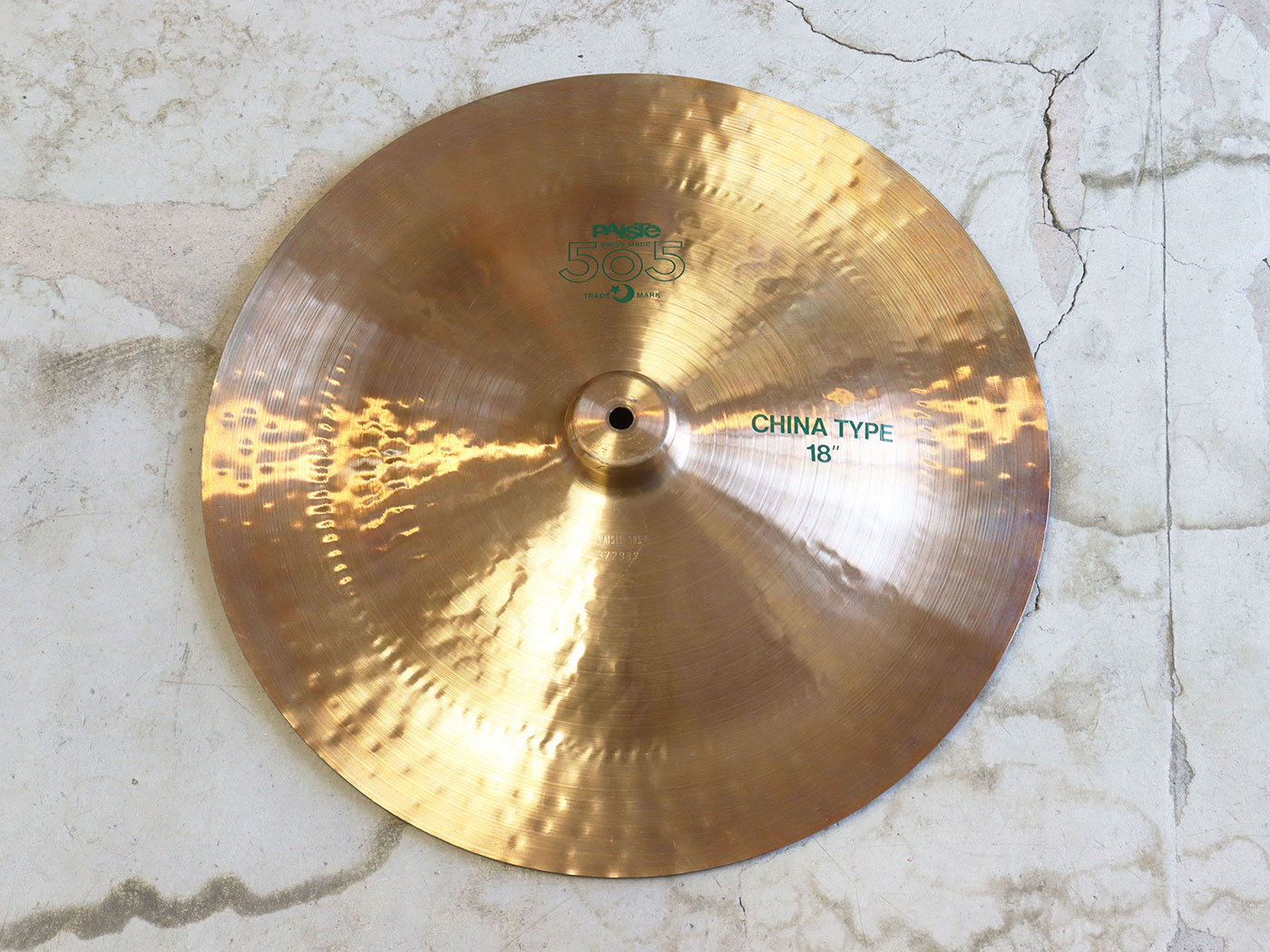 中古】Paiste 505 China Type チャイナシンバル 18