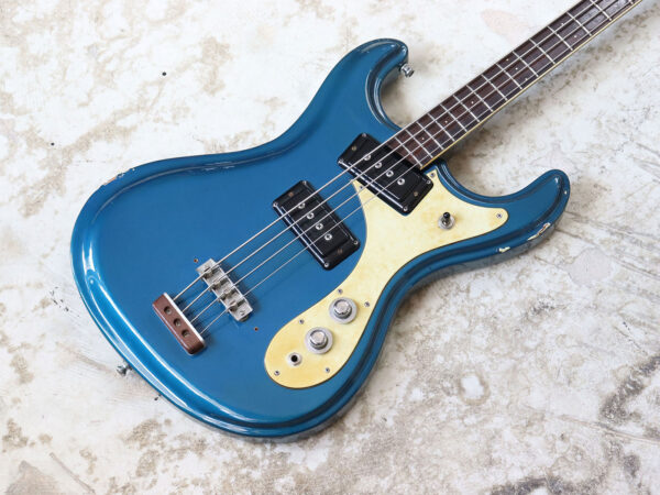 【中古】Mosrite Bass フィルモア(日本製) メタリックブルー - 画像 (2)