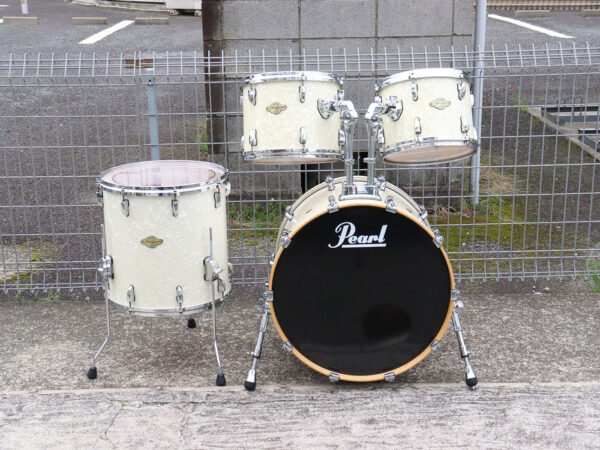 【中古】Pearl Masters Premium Maple White Pearl ドラムセット 4点【送料無料】