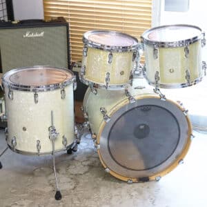 Alternative view of 【中古】Pearl Masters Premium Maple White Pearl ドラムセット 4点【送料無料】
