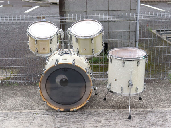 【中古】Pearl Masters Premium Maple White Pearl ドラムセット 4点【送料無料】 - 画像 (2)