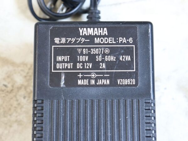 【中古】YAMAHA PA-6 DC12V 2A トランス式 電源アダプター - 画像 (2)