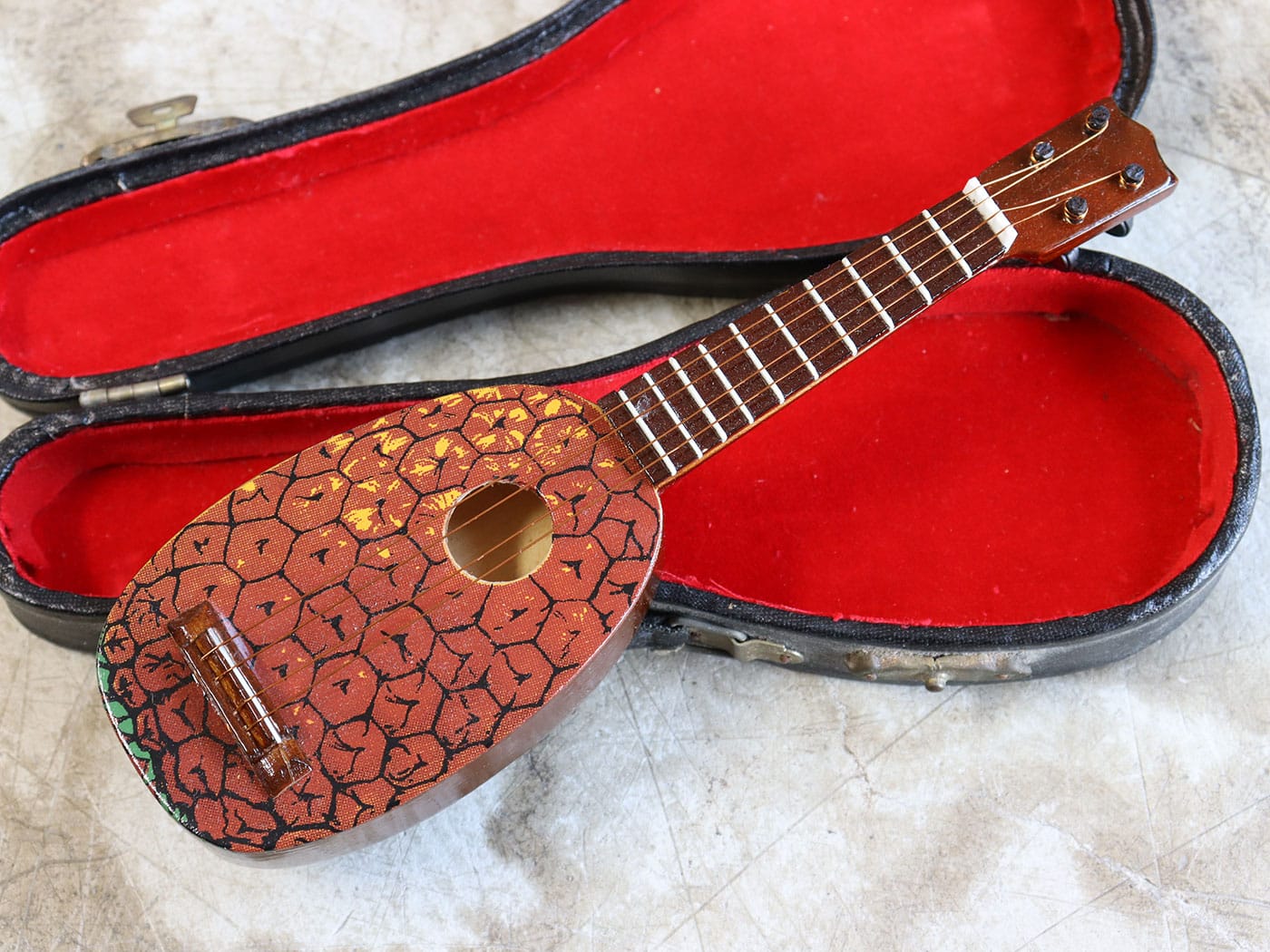 【中古】ミニチュアウクレレ 飾り