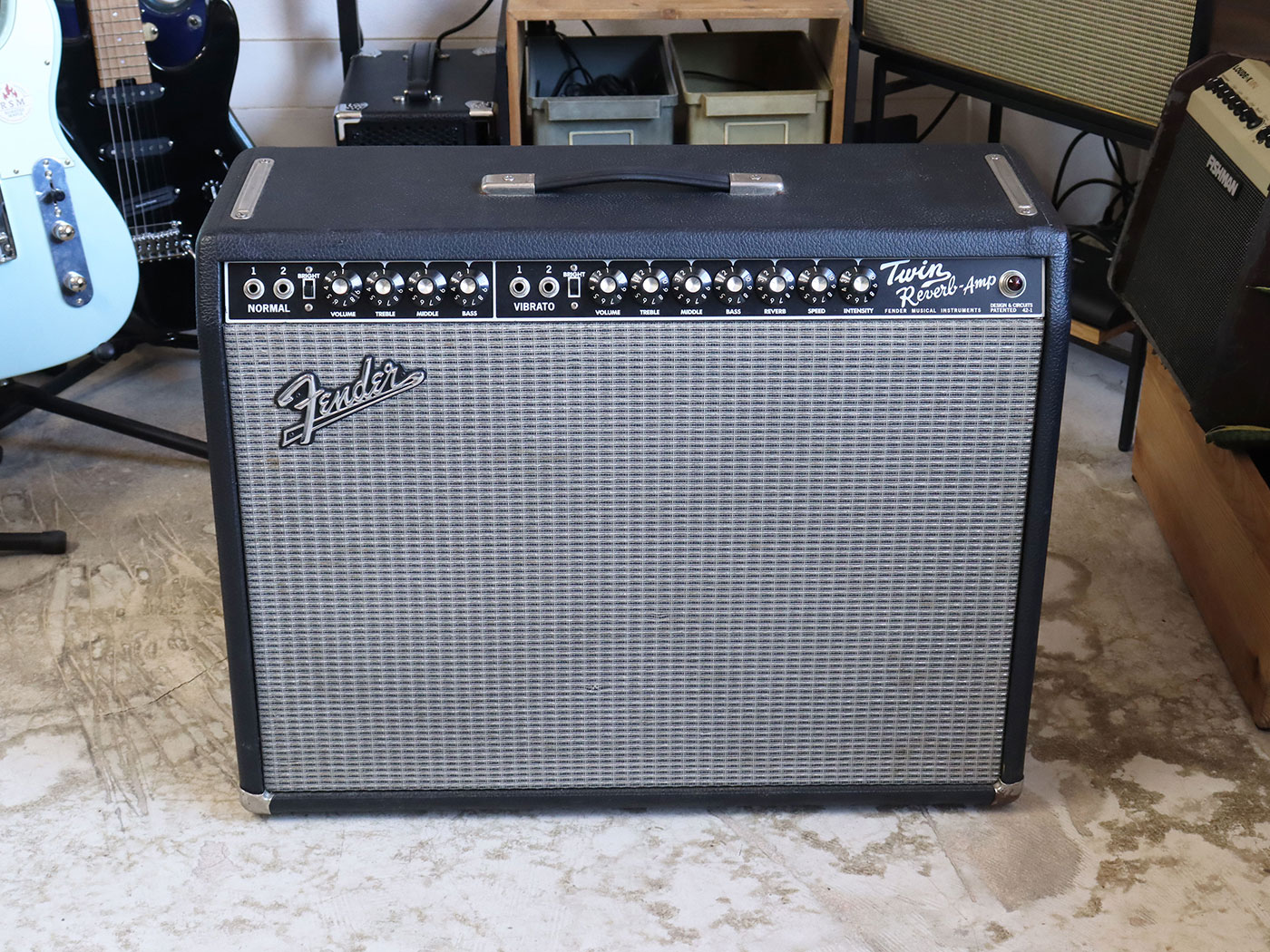 【中古・ジャンク】Fender Twin Reverb ギターコンボアンプ - 画像 (3)