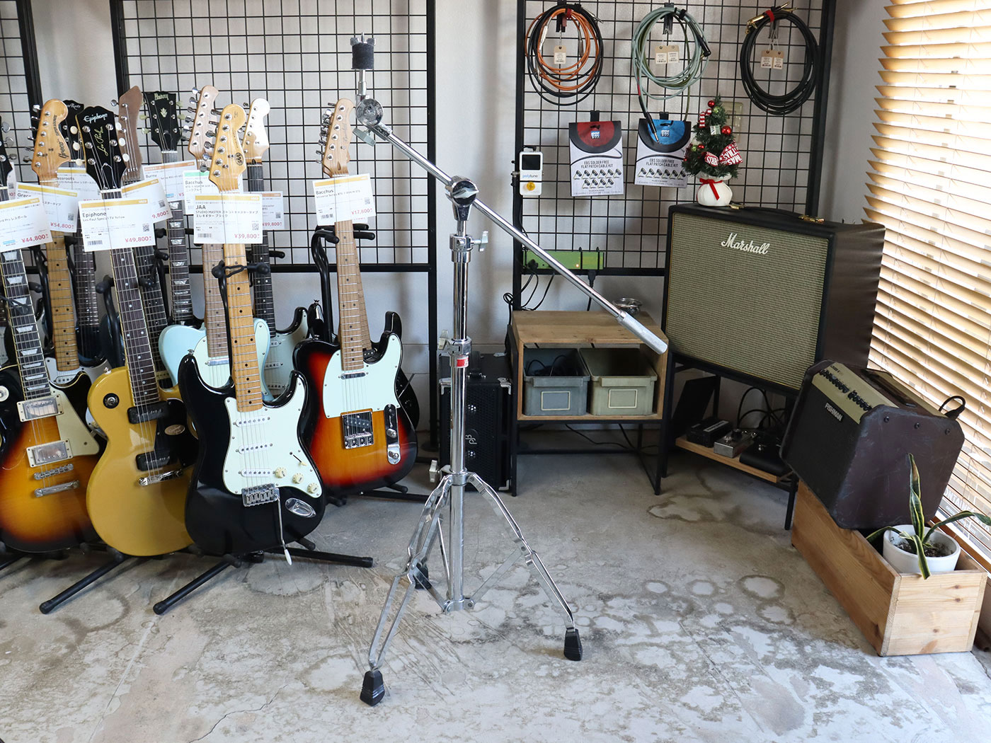 【中古】Pearl PATENTEDシリーズ シンバルスタンド ブームタイプ