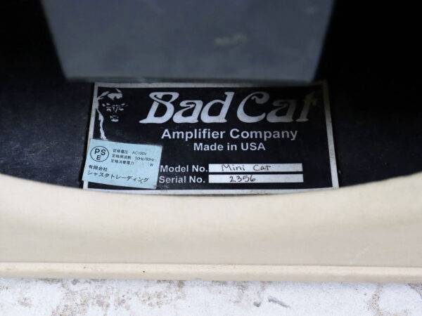 【中古】Bad Cat Mini cat 真空管アンプ - 画像 (5)