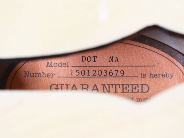 【中古】Epiphone Dot Natural セミアコ - 画像 (9)