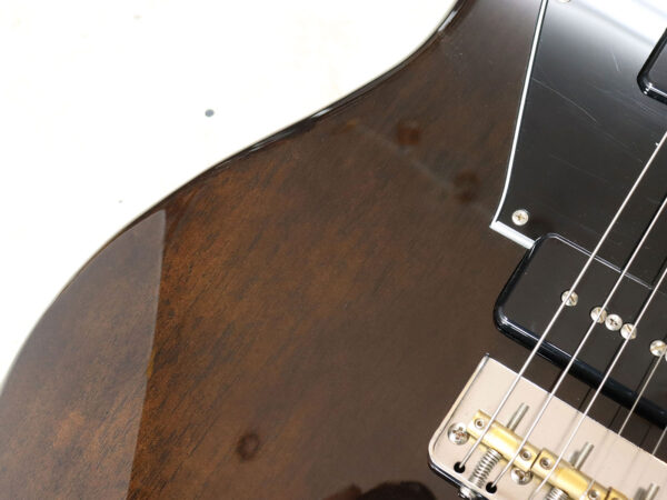 【中古】Fender Limited Mahogany Offset Telecaster P90 Black Trans 2019年製 テレマスター - 画像 (11)