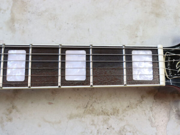 【中古】GROTE Jazz Electric Guitar Semi-Hollow Body フルアコ シースルーレッド - 画像 (9)