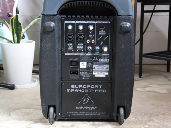 【中古】Behringer MPA-40BT-PRO ポータブルPAシステム - 画像 (3)
