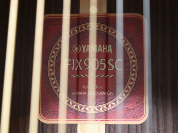 【中古】YAMAHA FJX905SC エレアコ - 画像 (8)
