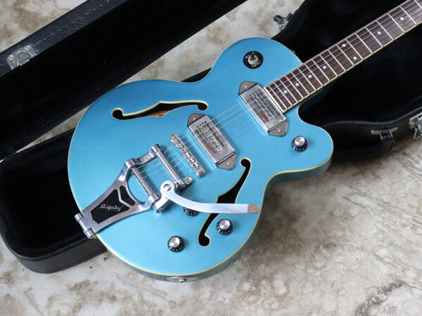 【中古】Epiphone WildKat セミアコ メタリックブルー - 画像 (2)