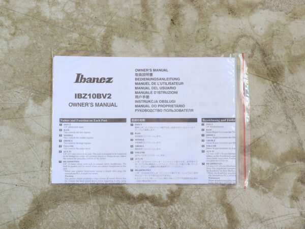 【中古・美品】Ibanez IBZ10BV2 ベースコンボアンプ - 画像 (6)