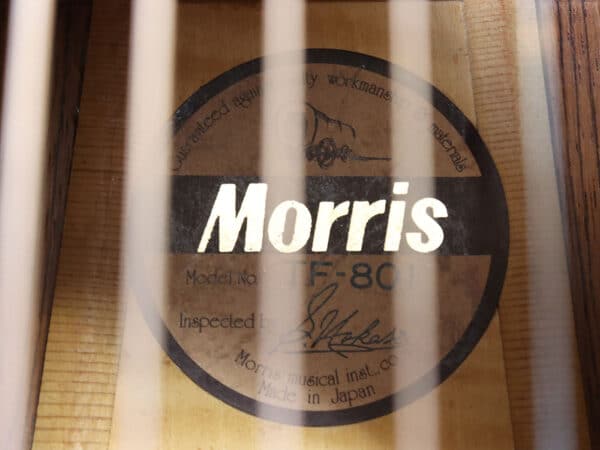 【中古】Morris TF-801 タバコサンバースト アコースティックギター - 画像 (8)