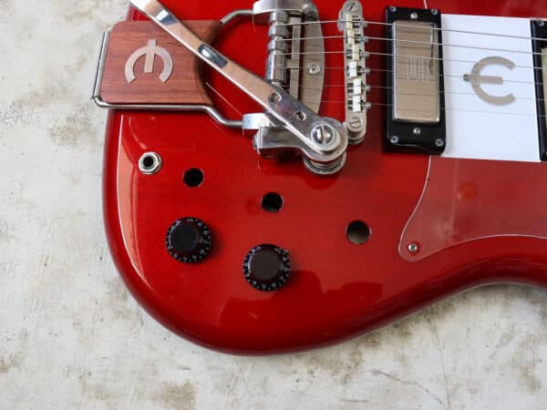 【中古】Epipone Crestwood Custom Cherry 2021年製復刻版 - 画像 (8)