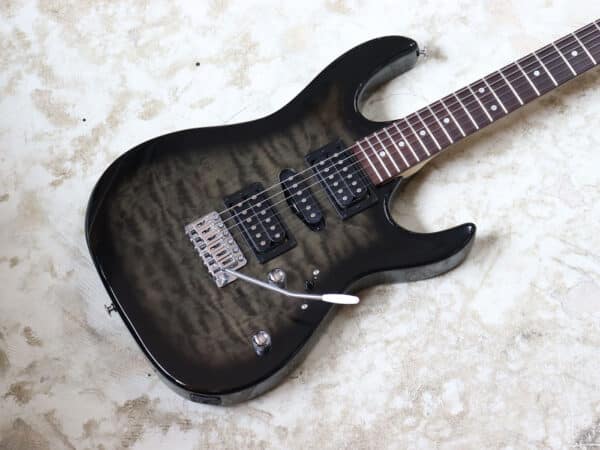 【中古】Ibanez Gio Series GRX70QA TKS Transparent Black Sunburst - 画像 (2)