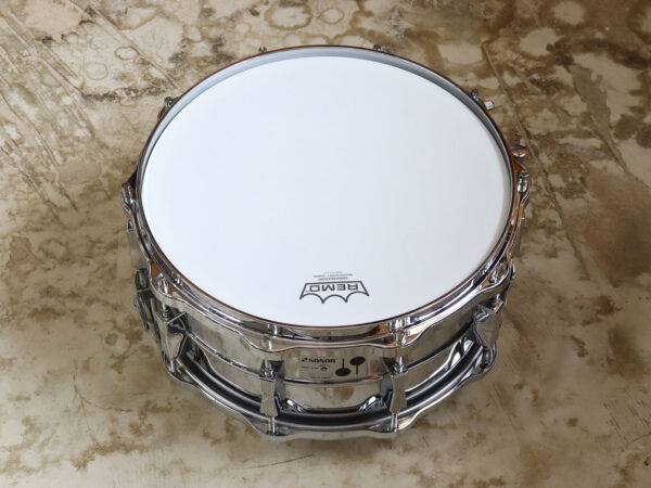 【中古】SONOR Phonic Series Ferromanganese Steel D-506 14 x 6.5 1980年代 スネア