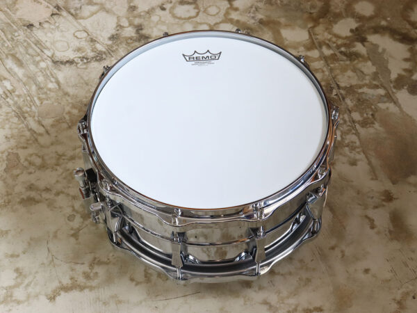 【中古】SONOR Phonic Series Ferromanganese Steel D-506 14 x 6.5 1980年代 スネア - 画像 (2)
