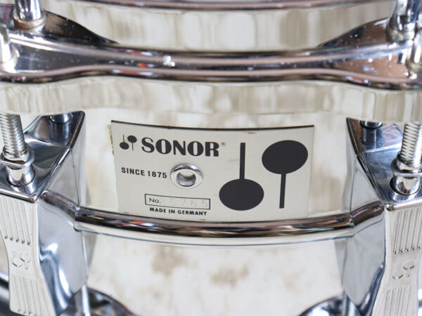【中古】SONOR Phonic Series Ferromanganese Steel D-506 14 x 6.5 1980年代 スネア - 画像 (4)