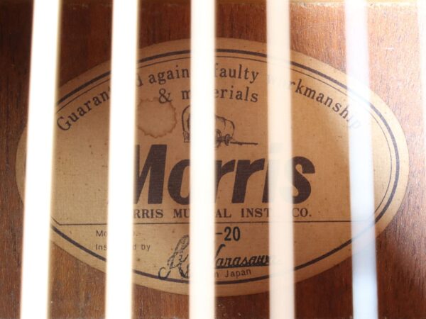 【中古】Morris W-20 アコースティックギター - 画像 (7)