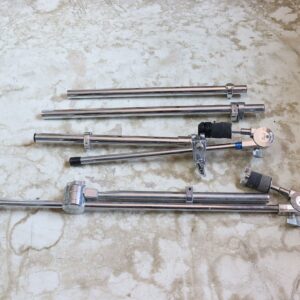 【中古】Pearl シンバルホルダー 2本＋その他ホルダー2本セット