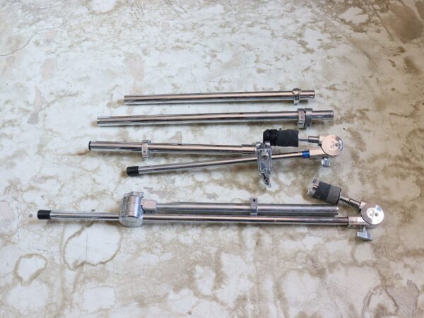【中古】Pearl シンバルホルダー 2本＋その他ホルダー2本セット