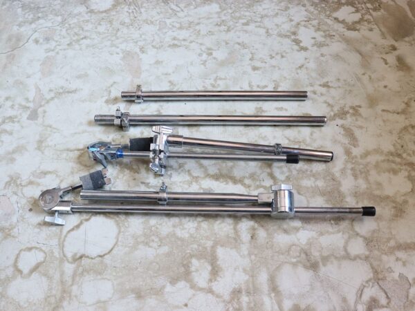 【中古】Pearl シンバルホルダー 2本＋その他ホルダー2本セット - 画像 (2)