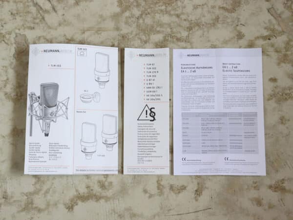【中古】NEUMANN TLM 103 mt Studio Set コンデンサーマイク - 画像 (5)