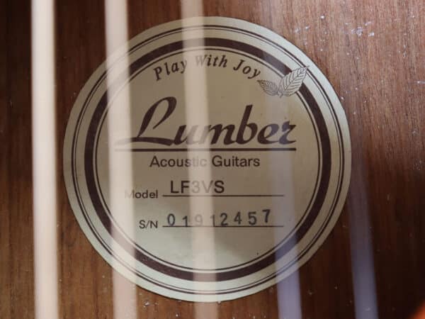 【中古】Lumber LF3VS アコースティックギター - 画像 (7)