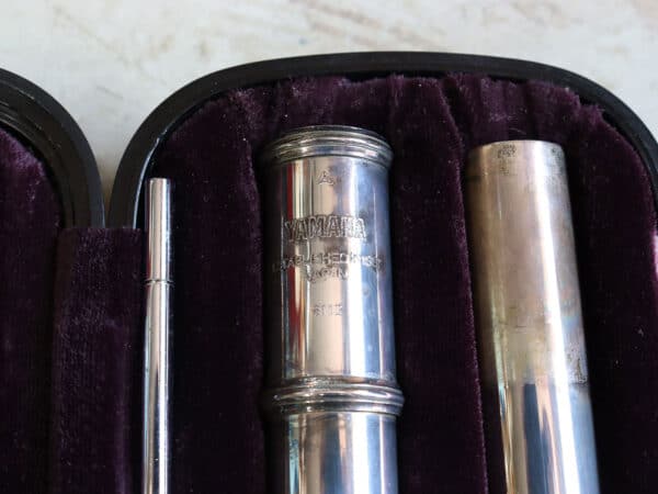 【中古・現状渡し】YAMAHA YFL-311Ⅱ SILVER HEAD 925刻印 フルート - 画像 (2)
