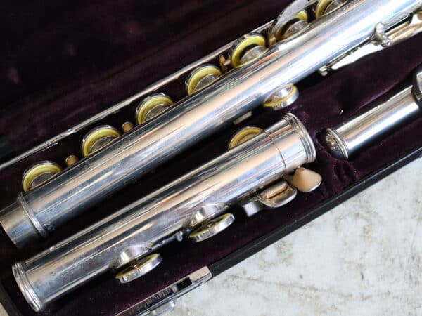 【中古・現状渡し】YAMAHA YFL-311Ⅱ SILVER HEAD 925刻印 フルート - 画像 (4)